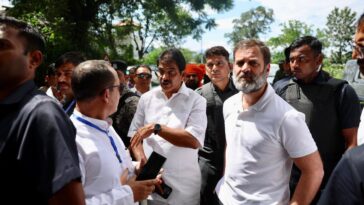 Rahul Gandhi halted by police in Manipur