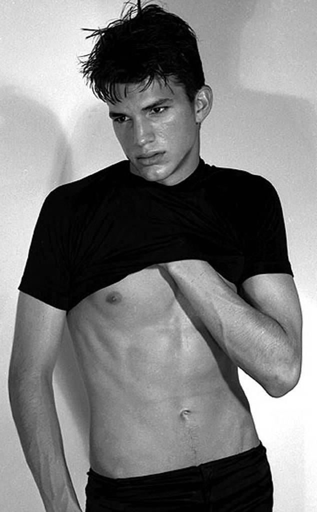 Ashton Kutcher modelling career