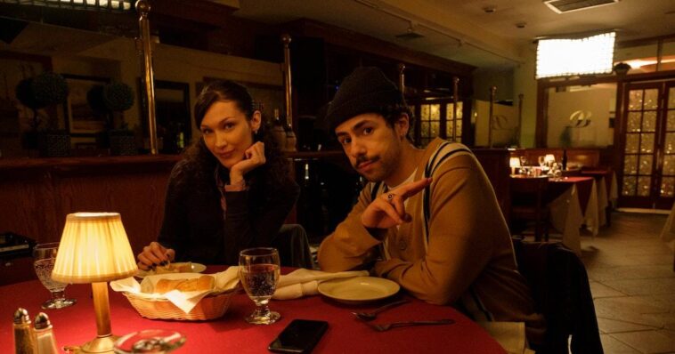 Ramy Youssef with his wife Bella Hadid