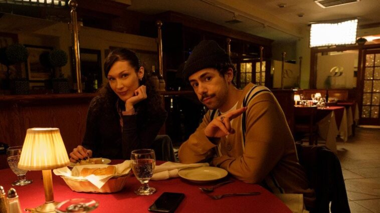 Ramy Youssef with his wife Bella Hadid