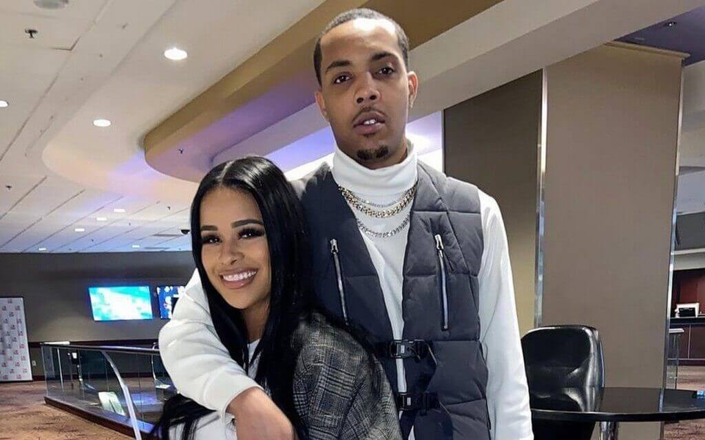Taina Williams with Rapper G Herbo