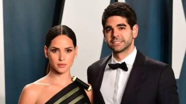 Edgardo Canales with wife Adria Arjona