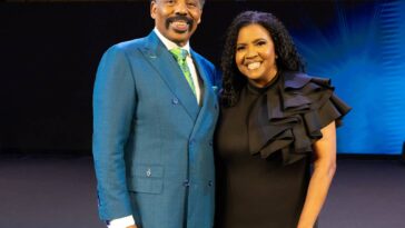 Dr. Tony Evans with Carla Crummie