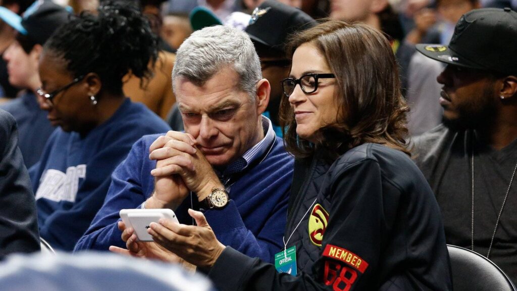 Jami Gertz and Tony Ressler