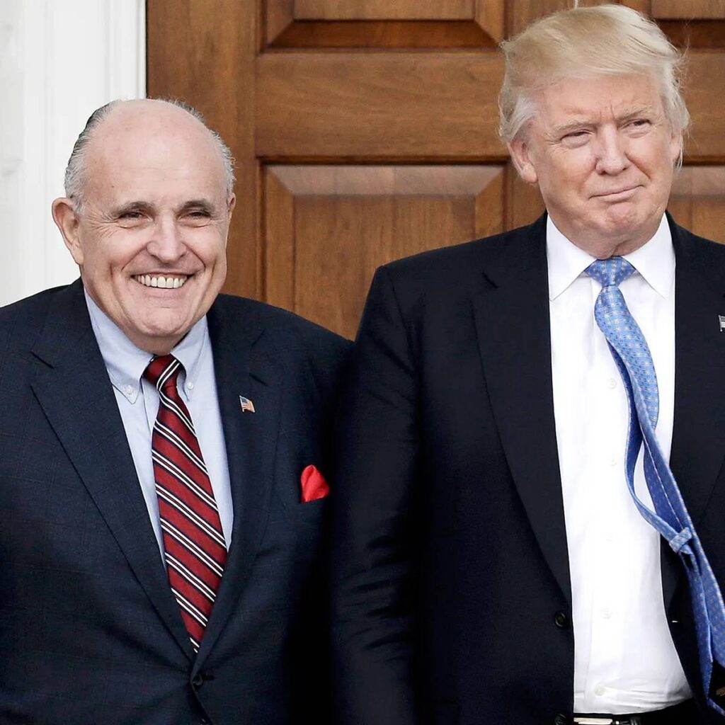 Rudy Giuliani with Donald Trump