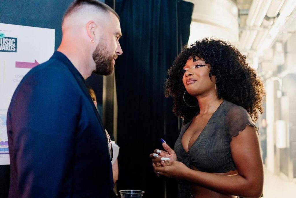 Is Travis Kelce Married? Everything You Need To Know 19 Travis Kelce with Megan Thee Stallion