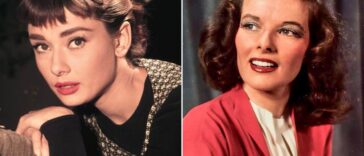 Audrey Hepburn and Katharine Hepburn