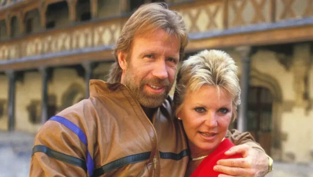 Dianne Holechek and Chuck Norris