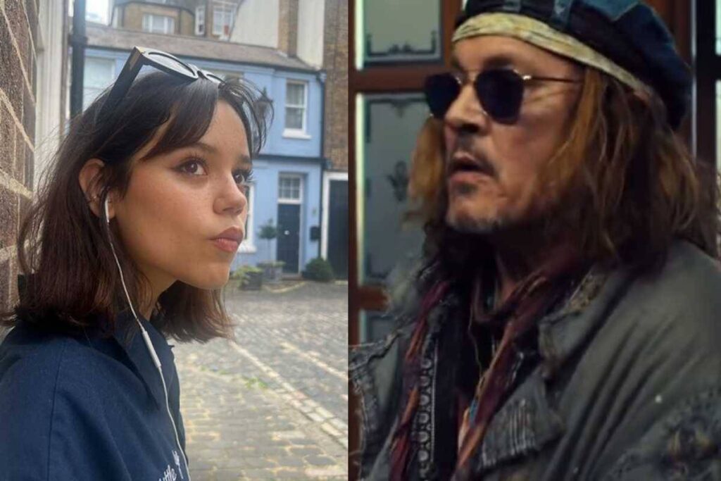 Jenna Ortega and Johnny Depp seen together