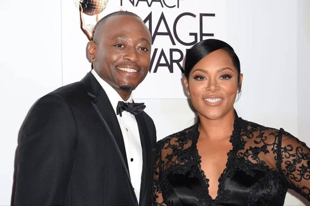 Keisha Epps and Omar Epps