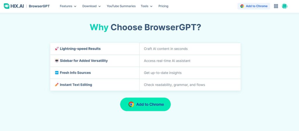Why use BrowserGPT